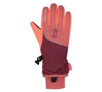 Trollkids - Kid's Trolltunga Glove - Gants - 6 - 11-12 Years - frozen berry / deep ruby / pink salmon