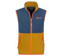 Trollkids - Kid's Kjerag Vest - Polaire sans manches - 164 - bronze / mystic blue / flame orange