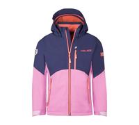 Trollkids - Girl's Balestrand Jacket - Veste softshell - 176 - deep violet / light violet / coral pink