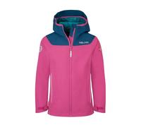 Trollkids - Girls Bergen Jacket - Veste imperméable - 104 - bright berry / madeira blue / dark turquoise