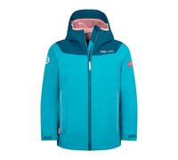 Trollkids - Girls Bergen Jacket - Veste imperméable - 98 - aqua haze / harbor blue / mellow peach