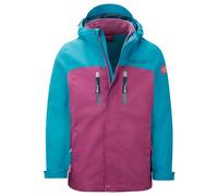Trollkids - Girl's Bryggen 3in1 Jacket - Veste 3-en-1 - 164 - bright berry / dark turquoise / madeira blue