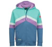 Trollkids - Girl's Flekkefjord Jacket - Veste de sport - 98 - aquamarine / violet sorbet / cornflower
