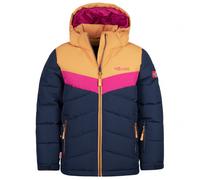 Trollkids - Girl's Gryllefjord Jacket - Veste d'hiver - 164 - navy / honey / fireberry