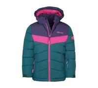 Trollkids - Girl's Gryllefjord Jacket - Veste d'hiver - 176 - midnight petrol / deep violet / dark pink
