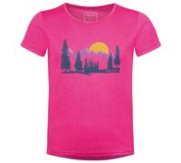 Trollkids - Girl's Gudvangen Shirt - T-shirt technique - 128 - magenta