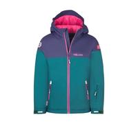 Trollkids - Girl's Hallingdal Jacket - Veste d'hiver - 140 - midnight petrol / deep violet / dark pink
