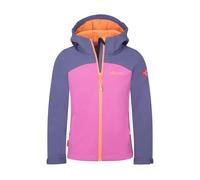 Trollkids - Girl's Kristiansand Jacket XT - Veste softshell - 92 - violet blue / mallow pink / papaya