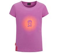 Trollkids - Girls Logo T - T-shirt - 164 - mallow pink / papaya