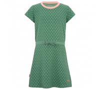 Trollkids - Girl's Noresund Dress - Robe - 146 - leaf green / dahlia