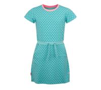 Trollkids - Girl's Noresund Dress - Robe - 98 - aqua haze / harbor blue / peony rose