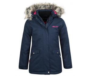 Trollkids - Girl's Oslo Coat XT - Manteau - 116 - navy / magenta