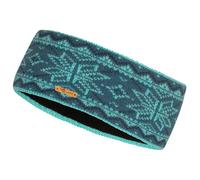 Trollkids - Girl's Rauland Headband - Bandeau - 48-52 cm - 2-5 Years - dark marine / mystic blue / arctic blue