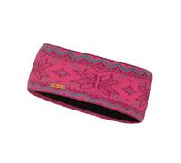 Trollkids - Girl's Rauland Headband - Bandeau - 48-52 cm - 2-5 Years - deep red / deep violet / dark pink