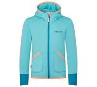 Trollkids - Girl's Saltfjord Jacket - Veste de sport - 116 - harbor blue / mellow peach