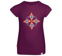 Trollkids - Girl's Sandefjord T - Haut en mérinos - 116 - mulberry