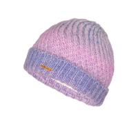 Trollkids - Girl's Senja Cap - Bonnet - 52-56 cm - 6-12 Years - lilac / wild rose