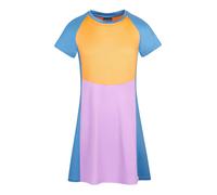 Trollkids - Girl's Senja Dress - Robe - 128 - violet sorbet / cornflower / coral haze