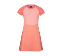 Trollkids - Girl's Senja Dress - Robe - 164 - mellow peach / watermelon / peony rose