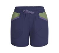 Trollkids - Girls Senja Shorts - Short randonnée enfant Violet Blue / Pistachio Green / Lilac - Taille de l'enfant 128 cm