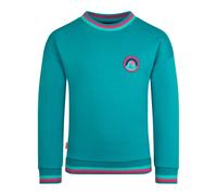 Trollkids - Girl's Senja Sweatshirt - Pull - 110 - dark turquoise