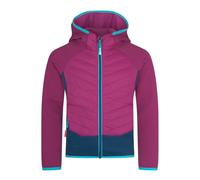 Trollkids - Girl's Sirdal Jacket - Veste polaire - 104 - bright berry / madeira blue / lagoon blue
