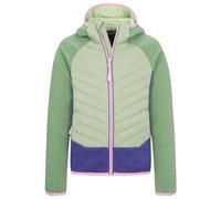 Trollkids - Girl's Sirdal Jacket - Veste polaire - 122 - pistachio green / violet blue / wild rose