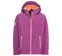 Trollkids - Girl's Trollfjord Jacket - Veste softshell - 104 - mallow pink / papaya