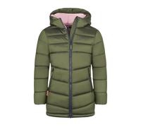 Trollkids - Girl's Trondheim Coat - Manteau - 98 - dusky olive / navy / pink dawn