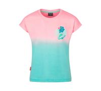 Trollkids - Girl's Yttersand Beach T - T-shirt - 104 - peony rose / aqua