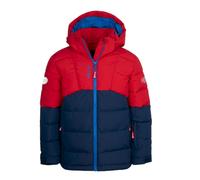 Trollkids - Gryllefjord Jacket - Doudoune enfant Bright Red / Mystic Blue / Medium Blue - Taille de l'enfant 140 cm