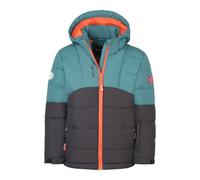 Trollkids - Gryllefjord Jacket - Doudoune enfant Stormy Blue / Black / Flame Orange - Taille de l'enfant 116 cm