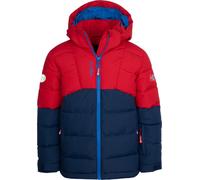 Trollkids - Kid's Gryllefjord Jacket - Veste d'hiver - 98 - bright red / mystic blue / medium blue