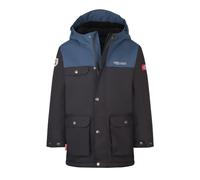 Trollkids - Gudvangen Jacket - Parka enfant Black / Mystic Blue - Taille de l'enfant 110 cm