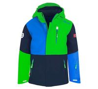 Trollkids - Hallingdal Jacket - Veste ski enfant Bright Green / Medium Blue - Taille de l'enfant 164 cm