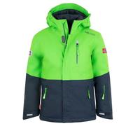 Trollkids - Hallingdal Jacket - Veste ski enfant Bright Green / Navy - Taille de l'enfant 164 cm