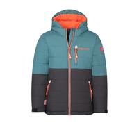 Trollkids - Kid's Hemsedal Snow Jacket XT - Veste de ski - 104 - stormy blue / black / flame orange