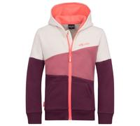 Trollkids - Kid's Alesund Sweater - Sweat à capuche - 104 - deep ruby / frozen berry / sandstone
