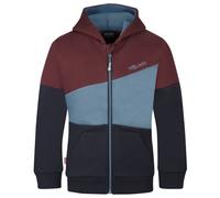 Trollkids - Kid's Alesund Sweater - Sweat à capuche - 116 - chestnut / steel blue / black