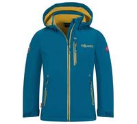 Trollkids - Kid's Balestrand Jacket - Veste softshell - 104 - atlantic blue / ginger