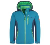 Trollkids - Kid's Balestrand Jacket - Veste softshell - 164 - dark marine / mystic blue / arctic blue