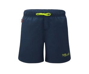 Trollkids - Kid's Balestrand Shorts - Short de bain - 98 - mystic blue / green lizard