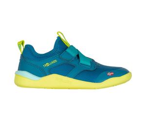 Trollkids - Kid's Bergen Hiker - Chaussures minimalistes - EU 38 - summernight blue / blue coral / cool lime