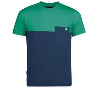 Trollkids - Kid's Bergen T - T-shirt - 110 - navy / pepper green