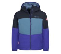 Trollkids - Kid's Bjordal Jacket - Veste imperméable - 110 - black / steel blue / ultramarine