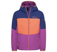 Trollkids - Kid's Bjordal Jacket - Veste imperméable - 92 - violet blue / papaya / mallow pink