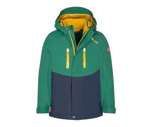 Trollkids - Kid's Bryggen 3in1 Jacket - Veste 3-en-1 - 122 - jungle green / navy