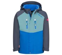 Trollkids - Kid's Bryggen 3in1 Jacket - Veste 3-en-1 - 128 - dusky turquoise / dark navy / cobalt blue