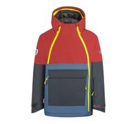 Trollkids - Kid's Eikedalen Jacket - Veste de ski - 98 - carmin red / mystic blue / glow green
