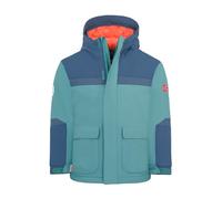 Trollkids - Kid's Finnmark Jacket XT - Veste d'hiver - 104 - stormy blue / mystic blue / flame orange